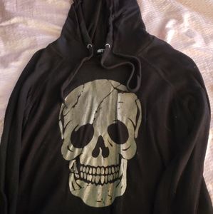 Skull Hoodie Crop